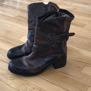 A.S.98 Women’s brown Italian leather boots